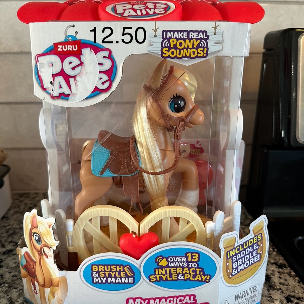 Pets Alive My Magical Unicorn - Brown and Blue